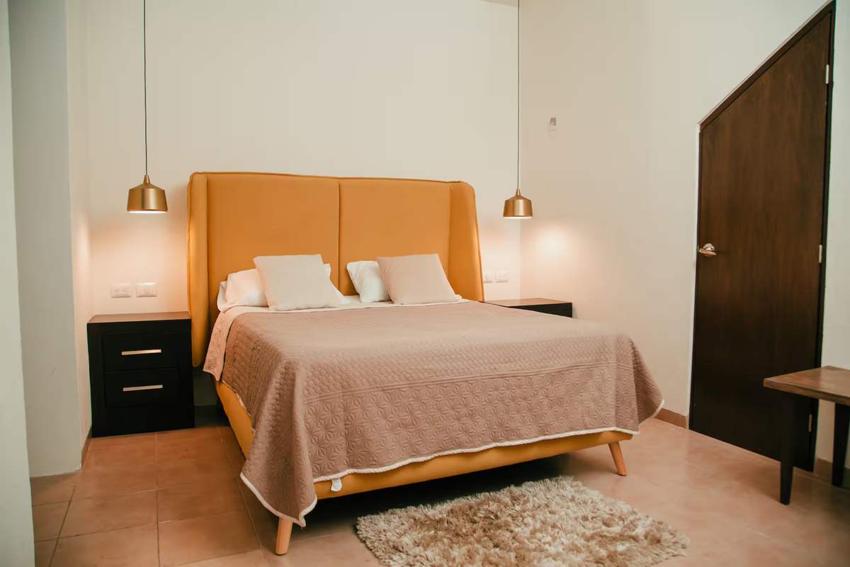Recámara con cama king