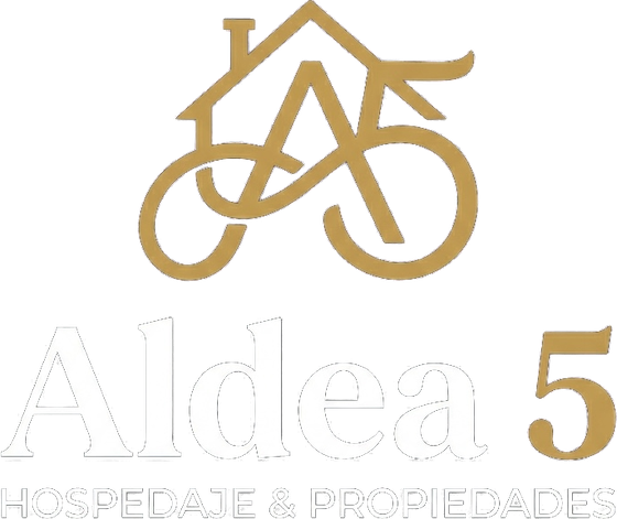 Logotipo Aldea 5, Hospedaje y Propiedades